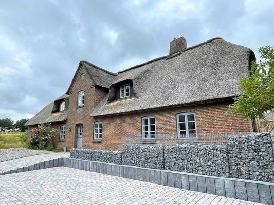 Ferienwohnung Gotteskoog im Reetdachhaus Bongsiel