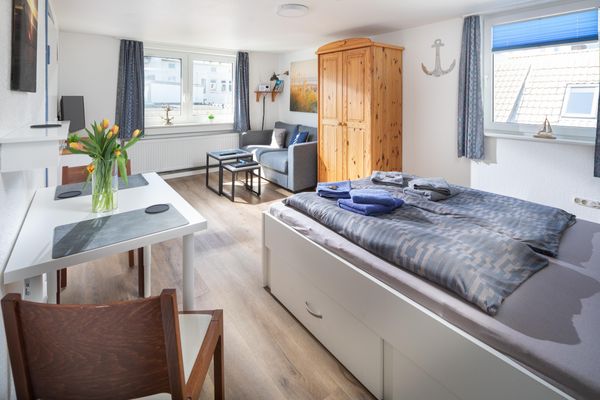 Foto 1 Ferienwohnung Ostfriesland Norderney Haus Rückenwind 1-Raum-Fewo Lütjeoog (Objekt 102324) buchen