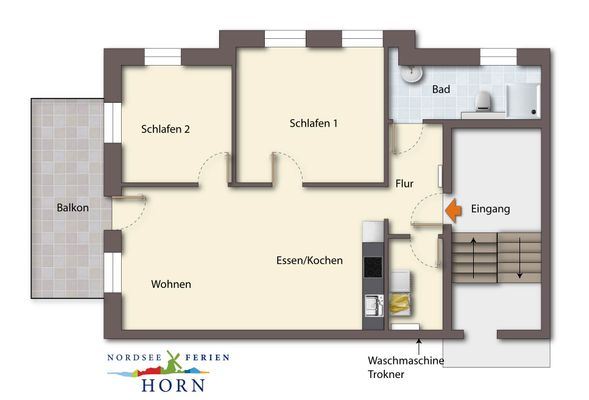 Foto 24 Ferienwohnung Ostfriesland Dornum & Umgebung Ankerplatz (Objekt 85253) Urlaub