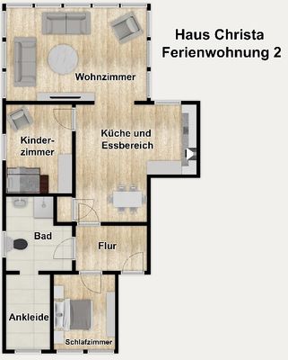 Foto 37 Ferienwohnung Ostfriesland Wangerooge Haus Christa Ferienwohnung 2 (Objekt 50379) suchen