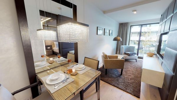 Luxuriöse Ferienwohnung mit Balkon in strandnaher Lage