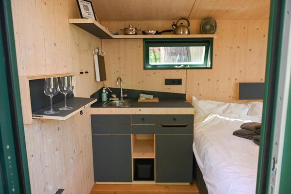 Foto 12 Ferienhaus Ostfriesland Zwischen Elbe und Weser Green Tiny Spot Cuxhaven Wernerwald - Sleep Space1 (Objekt 26728) suchen