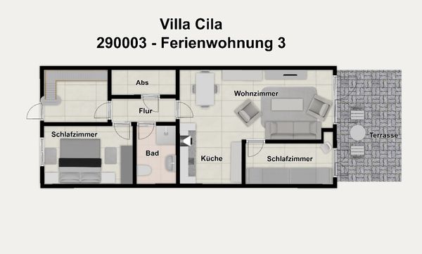 Foto 30 Ferienwohnung Ostfriesland Wangerooge Villa Cila Ferienwohnung 3 (Objekt 77044) Reise