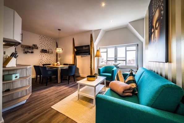 Foto 2 Ferienwohnung Ostfriesland Borkum Ria´s BeachVilla Ferienwohnung Sky (Objekt 82888) suchen