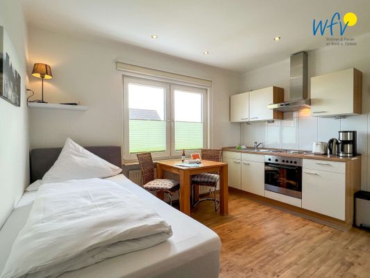 Foto 2 Ferienwohnung Ostfriesland Borkum Apartmenthaus Roberta Ferienwohnung Koje (Objekt 76970) suchen