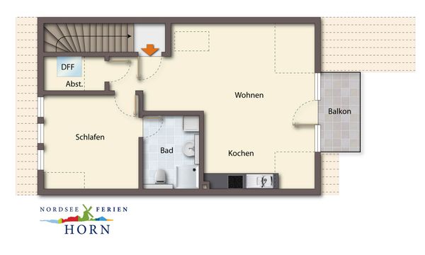 Foto 23 Ferienwohnung Ostfriesland Dornum & Umgebung Glückszeit (Objekt 77209) Nordsee