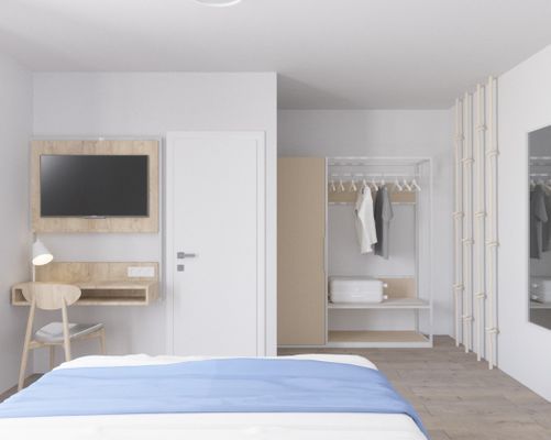 Doppelzimmer Kajüte 0.08, Sauna, Fitness