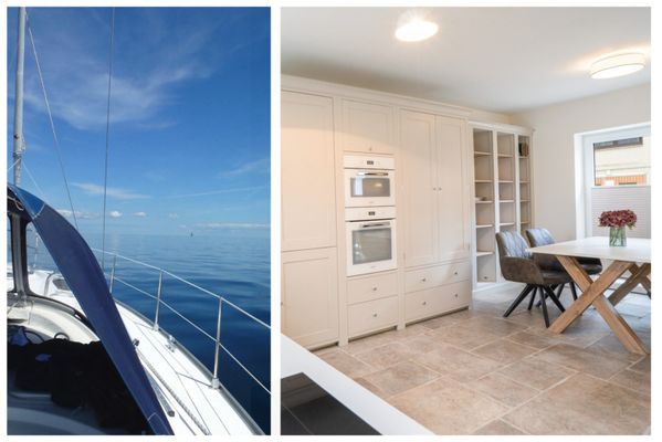 Luxus Fairschlafen am Hafen mit Sauna und BBQ