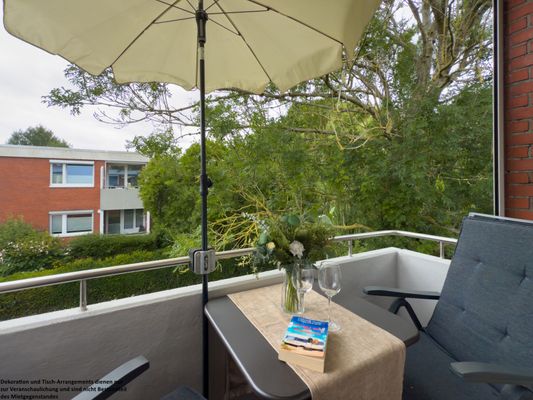 Foto 1 Ferienwohnung Ostfriesland Friesland FeWo Nordlicht mit Balkon - Horumersiel (Objekt 26216) buchen