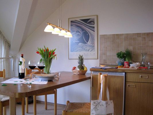 Essbereich an der Küchenzeile