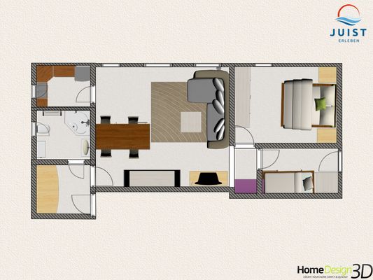 Foto 21 Ferienwohnung Ostfriesland Juist Haus Rosengang 318 - Wohnung Traumblick (Objekt 85125) buchen