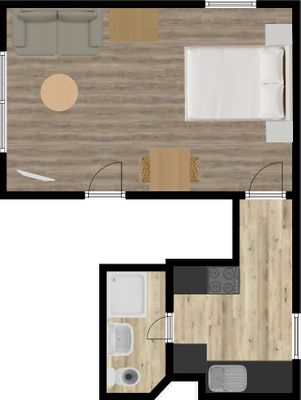 Foto 2 Ferienwohnung Ostfriesland Norderney Haus Rückenwind 1-Raum-Fewo Lütjeoog (Objekt 102324) suchen