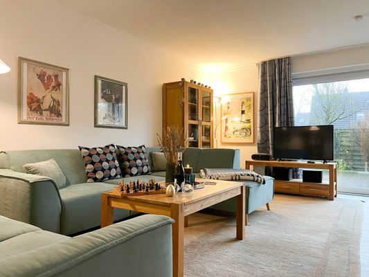 Foto 4 Ferienwohnung Ostfriesland Sylt Blaue Huis  Erdgeschoßmit Sauna (Objekt 62007) Urlaub