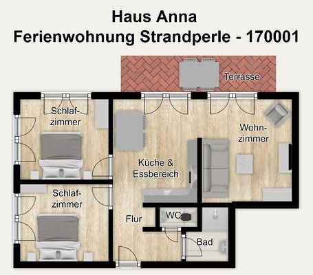 Foto 17 Ferienwohnung Ostfriesland Wangerooge Haus Anna Ferienwohnung Strandperle (Objekt 86983) suchen