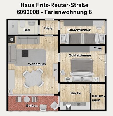 Foto 39 Ferienwohnung Ostfriesland Langeoog Haus Fritz-Reuter-Straße Ferienwohnung 8 (Objekt 87621) Urlaub