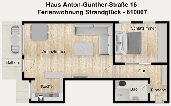 Foto 23 Ferienwohnung Ostfriesland Wangerooge Haus Anton-Günther-Straße 16 Ferienwohnung Strandglück (Objekt 86631) Nordsee