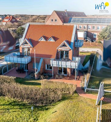 Foto 1 Ferienwohnung Ostfriesland Juist Villa Dünenstraat Ferienwohnungen Seelöwe + Robbe (Objekt 86816) buchen