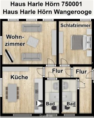 Foto 23 Ferienwohnung Ostfriesland Wangerooge Haus Harle Hörn Ferienwohnung 1 (Objekt 75344) Nordsee