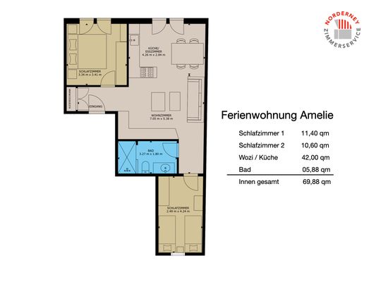 Foto 10 Ferienwohnung Ostfriesland Norderney Amelie (Villa Rossini) (Objekt 25178) Reise