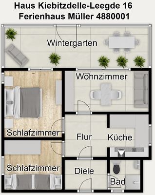 Foto 30 Ferienhaus Ostfriesland Borkum Haus Kiebitzdelle-Leegde 16 Ferienwohnung Müller (Objekt 95591) Reise