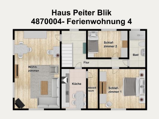 Foto 18 Ferienwohnung Ostfriesland Borkum Haus Franz-Habich-Straße 9 Ferienwohnung Peiter Blik (Objekt 95490) Nordsee