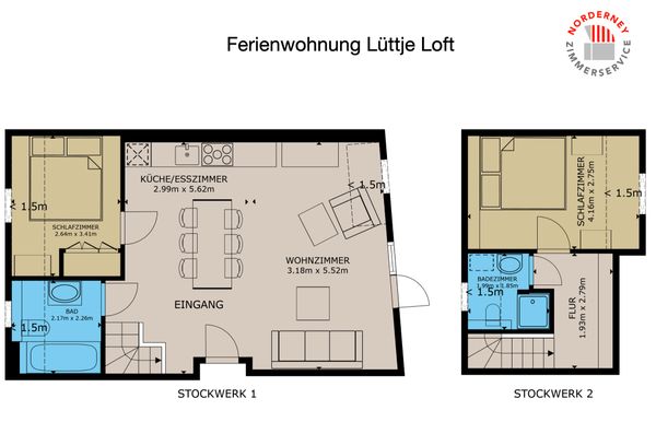 Foto 9 Ferienwohnung Ostfriesland Norderney Lüttje Loft (Objekt 25223) Urlaub