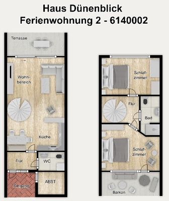Foto 24 Ferienwohnung Ostfriesland Langeoog Haus Dünenblick Ferienwohnung 2 (Objekt 99791) Urlaub