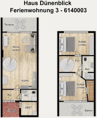 Foto 36 Ferienwohnung Ostfriesland Langeoog Haus Dünenblick Ferienwohnung 3 (Objekt 99992) buchen