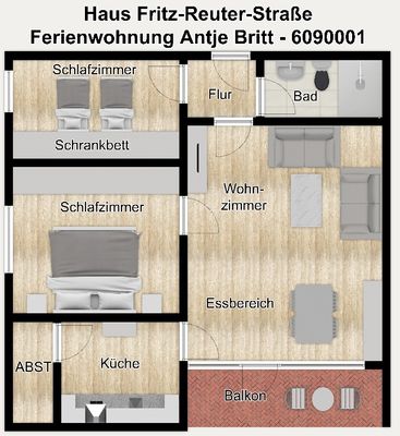 Foto 36 Ferienwohnung Ostfriesland Langeoog Haus Fritz-Reuter-Straße Ferienwohnung Antje Britt (Objekt 100262) buchen
