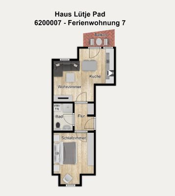 Foto 25 Ferienwohnung Ostfriesland Langeoog Haus Lütje Pad Ferienwohnung 7 (Objekt 100072) Reise