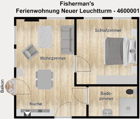 Foto 19 Ferienwohnung Ostfriesland Borkum Fisherman's Ferienwohnung Neuer Leuchtturm (Objekt 100275) Urlaub