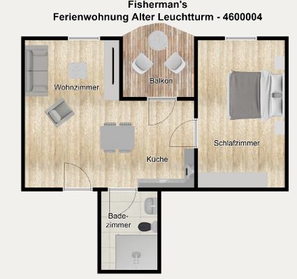 Foto 22 Ferienwohnung Ostfriesland Borkum Fisherman's Ferienwohnung Alter Leuchtturm (Objekt 100278) suchen