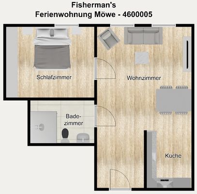 Foto 20 Ferienwohnung Ostfriesland Borkum Fisherman's Ferienwohnung Möwe (Objekt 100279) Reise