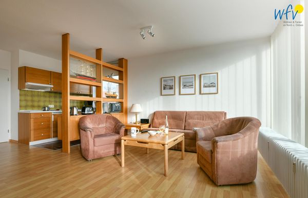 Foto 1 Ferienwohnung Ostfriesland Langeoog Haus Barkhausenstraße 24a Ferienwohnung Strand500 (Objekt 99975) buchen