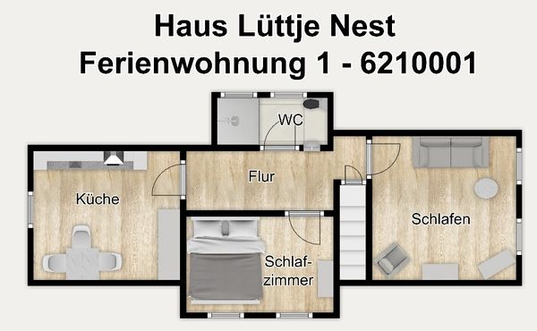 Foto 25 Ferienwohnung Ostfriesland Langeoog Haus Lüttje Nest Ferienwohnung 1 (Objekt 101149) Reise