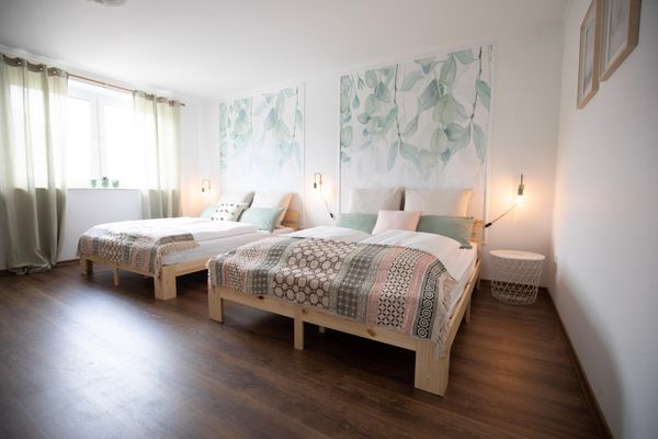 Schlafzimmer, Penthouse Peterstraße, Bad Zwischenahn