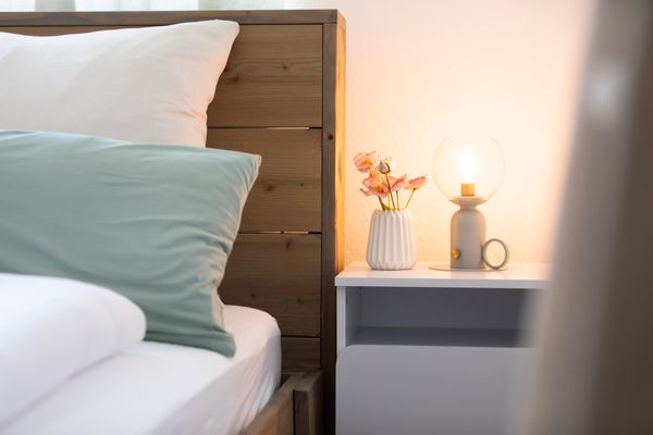 Schlafzimmer, Penthouse Peterstraße, Bad Zwischenahn