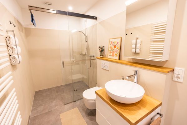 Badezimmer, Suite In der Horst, Bad Zwischenahn
