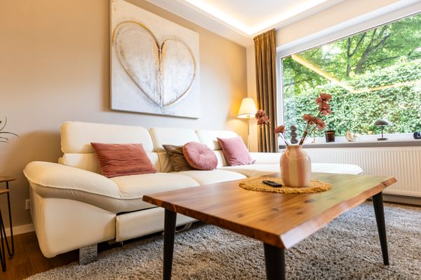 Wohnzimmer, Suite In der Horst, Bad Zwischenahn