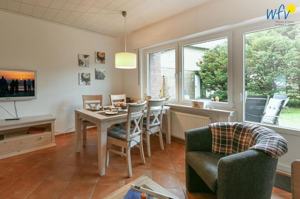 Foto 3 Ferienwohnung Ostfriesland Borkum Haus Kiebitzdelle-Westdünen 1 Ferienwohnung Südstrand Düne (Objekt 34958) Nordsee