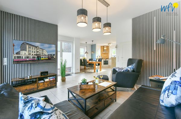 Foto 1 Ferienwohnung Ostfriesland Borkum Ferienhaus Upholmstraße 105a Röverland (Objekt 85640) buchen
