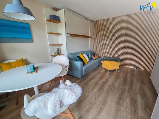 Foto 1 Ferienwohnung Ostfriesland Borkum Haus Kiebitz Ferienwohnung Strandkörbchen (Objekt 24516) buchen
