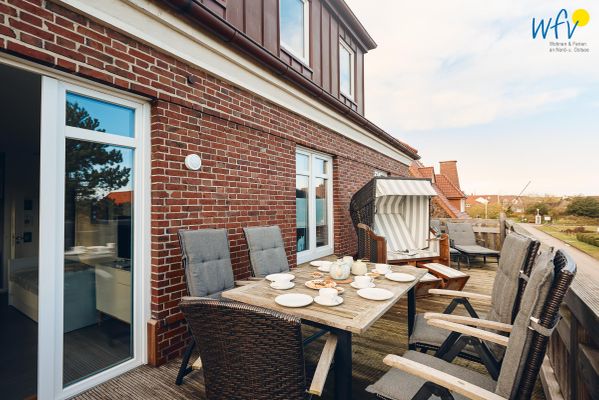 Foto 4 Ferienwohnung Ostfriesland Juist Haus KarlsRUHE Ferienwohnung Wellnessdeck (Objekt 102689) Urlaub