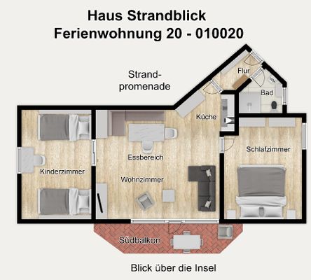 Foto 31 Ferienwohnung Ostfriesland Wangerooge Haus Strandblick Ferienwohnung 20 (Objekt 103096) buchen