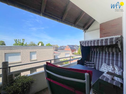 Foto 2 Ferienwohnung Ostfriesland Borkum Haus Kiebitz Ferienwohnung Strandkörbchen (Objekt 24516) suchen