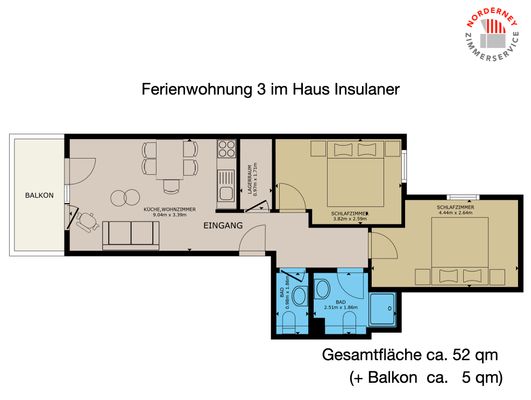 Foto 15 Ferienwohnung Ostfriesland Norderney Haus Insulaner Whg.3 (Objekt 25315) Reise