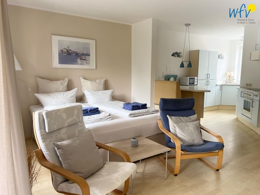 Foto 3 Ferienwohnung Ostfriesland Wangerooge Ferienhäuser Jadehörn Ferienwohnung Sandfloh (Objekt 84970) Nordsee