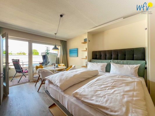 Foto 7 Ferienwohnung Ostfriesland Borkum Haus Kiebitz Ferienwohnung Strandkörbchen (Objekt 24516) suchen