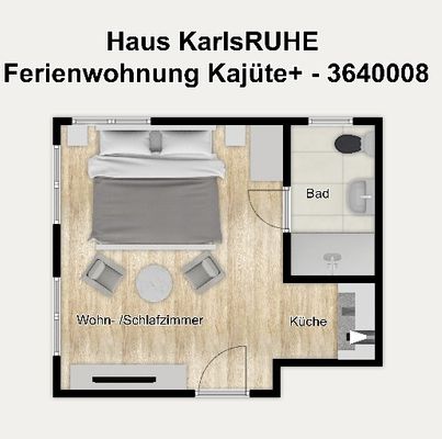 Foto 21 Ferienwohnung Ostfriesland Juist Haus KarlsRUHE Ferienwohnung Kajüte+ (Objekt 102694) buchen
