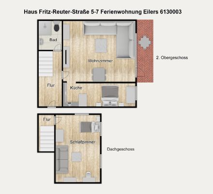 Foto 33 Ferienwohnung Ostfriesland Langeoog Haus Fritz-Reuter-Straße 5-7 Ferienwohnung Eilers (Objekt 101118) Nordsee